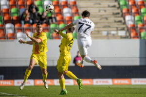 16.03.2025. Lubin. Mecz 25. kolejki piłkarskiej Ekstraklasy: KGHM Zagłębie Lubin - Korona Kielce. / Fot. Przemysław Karolczuk - PAP