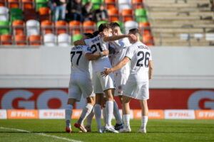 16.03.2025. Lubin. Mecz 25. kolejki piłkarskiej Ekstraklasy: KGHM Zagłębie Lubin - Korona Kielce. / Fot. Przemysław Karolczuk - PAP