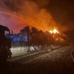 05.03.2025. Jelcza Wielka. Pożar / źródło: PSP Pińczów