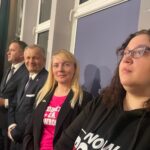 27.03.2025. Staszów. Karol Nawrocki, kandydat na prezydenta Polski na spotkaniu z mieszkańcami Staszowa / Fot. Grażyna Szlęzak - Radio Kielce