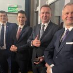 27.03.2025. Staszów. Karol Nawrocki, kandydat na prezydenta Polski na spotkaniu z mieszkańcami Staszowa / Fot. Grażyna Szlęzak - Radio Kielce