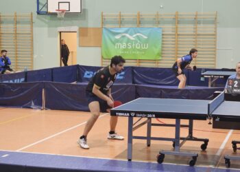 Tenis stołowy. Mecz TTCup.com Polonia Kielce - KTS Nowy Dwór Mazowiecki / Fot. Maciej Makuła - Radio Kielce