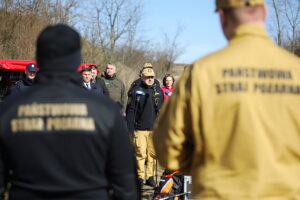 05.03.2025. Kielce. Geonatura Kielce. Konferencja prasowa „Stop pożarom traw” / Fot. Wiktor Taszłow – Radio Kielce