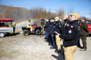 05.03.2025. Kielce. Geonatura Kielce. Konferencja prasowa „Stop pożarom traw” / Fot. Wiktor Taszłow – Radio Kielce