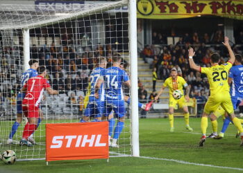 07.03.2025 Kielce. Mecz Korona Kielce - Puszcza Niepołomice / Fot. Wiktor Taszłow - Radio Kielce