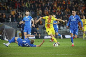 07.03.2025 Kielce. Mecz Korona Kielce - Puszcza Niepołomice / Fot. Wiktor Taszłow - Radio Kielce