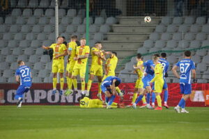 07.03.2025 Kielce. Mecz Korona Kielce - Puszcza Niepołomice / Fot. Wiktor Taszłow - Radio Kielce