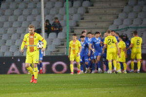 07.03.2025 Kielce. Mecz Korona Kielce - Puszcza Niepołomice / Fot. Wiktor Taszłow - Radio Kielce