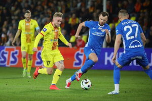 07.03.2025 Kielce. Mecz Korona Kielce - Puszcza Niepołomice / Fot. Wiktor Taszłow - Radio Kielce