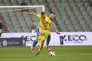 07.03.2025 Kielce. Mecz Korona Kielce - Puszcza Niepołomice / Fot. Wiktor Taszłow - Radio Kielce