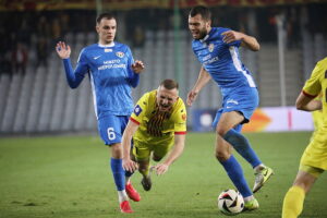 07.03.2025 Kielce. Mecz Korona Kielce - Puszcza Niepołomice / Fot. Wiktor Taszłow - Radio Kielce