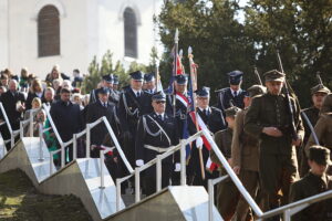 9.03.2025 Bieliny. Obchody 81. rocznicy zamordowania 20 mieszkańców przez hitlerowców / Fot. Wiktor Taszłow – Radio Kielce