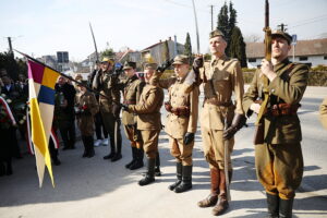 9.03.2025 Bieliny. Obchody 81. rocznicy zamordowania 20 mieszkańców przez hitlerowców / Fot. Wiktor Taszłow – Radio Kielce