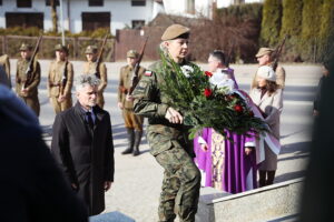 9.03.2025 Bieliny. Obchody 81. rocznicy zamordowania 20 mieszkańców przez hitlerowców / Fot. Wiktor Taszłow – Radio Kielce