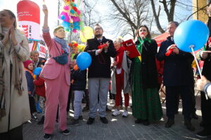 21.03.2025. Kielce. Akcja Radia Kielce " Obudź w sobie wiosnę"/ Fot. Wiktor Taszłow - Radio Kielce