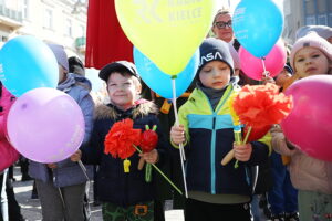 21.03.2025. Kielce. Akcja Radia Kielce " Obudź w sobie wiosnę"/ Fot. Wiktor Taszłow - Radio Kielce