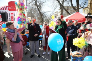 21.03.2025. Kielce. Akcja Radia Kielce " Obudź w sobie wiosnę"/ Fot. Wiktor Taszłow - Radio Kielce