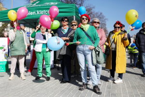 21.03.2025. Kielce. Akcja Radia Kielce " Obudź w sobie wiosnę"/ Fot. Wiktor Taszłow - Radio Kielce