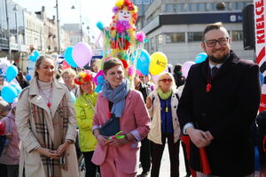 21.03.2025. Kielce. Akcja Radia Kielce " Obudź w sobie wiosnę"/ Fot. Wiktor Taszłow - Radio Kielce