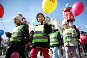 21.03.2025. Kielce. Akcja Radia Kielce " Obudź w sobie wiosnę"/ Fot. Wiktor Taszłow - Radio Kielce