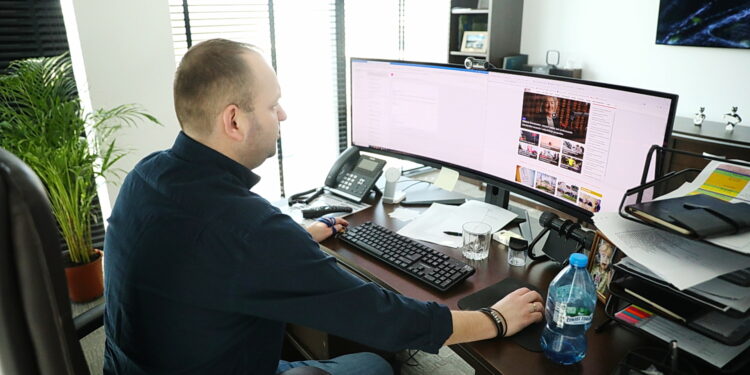 Dziennikarze telewizyjni świętują