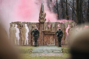 01.03.2025. Zgórsko. Społeczne uroczystości pamięci o Żołnierzach Niezłomnych / Fot. Wiktor Taszłow - Radio Kielce