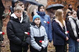 01.03.2025. Zgórsko. Społeczne uroczystości pamięci o Żołnierzach Niezłomnych / Fot. Wiktor Taszłow - Radio Kielce