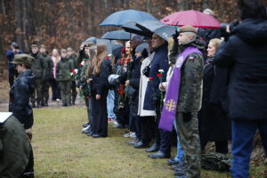 01.03.2025. Zgórsko. Społeczne uroczystości pamięci o Żołnierzach Niezłomnych / Fot. Wiktor Taszłow - Radio Kielce