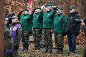 01.03.2025. Zgórsko. Społeczne uroczystości pamięci o Żołnierzach Niezłomnych / Fot. Wiktor Taszłow - Radio Kielce