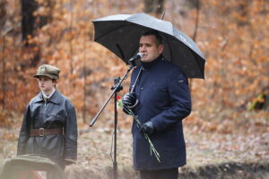 01.03.2025. Zgórsko. Społeczne uroczystości pamięci o Żołnierzach Niezłomnych / Fot. Wiktor Taszłow - Radio Kielce