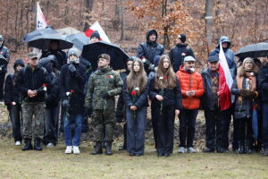 01.03.2025. Zgórsko. Społeczne uroczystości pamięci o Żołnierzach Niezłomnych / Fot. Wiktor Taszłow - Radio Kielce