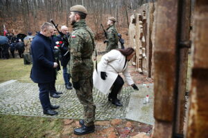 01.03.2025. Zgórsko. Społeczne uroczystości pamięci o Żołnierzach Niezłomnych / Fot. Wiktor Taszłow - Radio Kielce