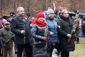 01.03.2025. Zgórsko. Społeczne uroczystości pamięci o Żołnierzach Niezłomnych / Fot. Wiktor Taszłow - Radio Kielce