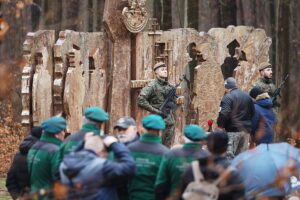 01.03.2025. Zgórsko. Społeczne uroczystości pamięci o Żołnierzach Niezłomnych / Fot. Wiktor Taszłow - Radio Kielce