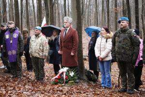 01.03.2025. Zgórsko. Społeczne uroczystości pamięci o Żołnierzach Niezłomnych / Fot. Wiktor Taszłow - Radio Kielce