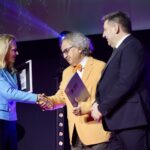 14.03.2025. Kielce. Przyznanie nagrody dla Radia Kielce za trzy dekady współpracy z Targami Kielce / Fot. Wojciech Habdas