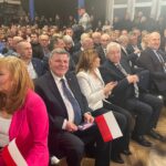 27.03.2025. Staszów. Karol Nawrocki, kandydat na prezydenta Polski na spotkaniu z mieszkańcami Staszowa / Fot. Grażyna Szlęzak - Radio Kielce