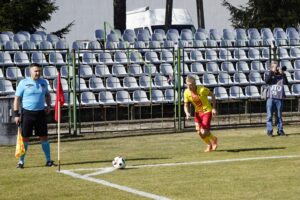 08.03.2025. Kielce. Mecz Korona II Kielce - Podlasie Biała Podlaska / Fot. Adrian Karwat - Radio Kielce