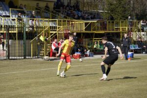 08.03.2025. Kielce. Mecz Korona II Kielce - Podlasie Biała Podlaska / Fot. Adrian Karwat - Radio Kielce