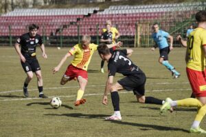 08.03.2025. Kielce. Mecz Korona II Kielce - Podlasie Biała Podlaska / Fot. Adrian Karwat - Radio Kielce