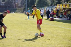 08.03.2025. Kielce. Mecz Korona II Kielce - Podlasie Biała Podlaska / Fot. Adrian Karwat - Radio Kielce