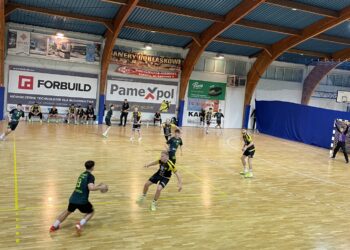 08.03.2025. Końskie. I liga piłki ręcznej: KSSPR Końskie - Grunwald Ruda Śląska / Fot. Kamil Król - Radio Kielce