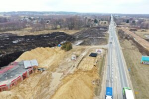 03.03.2025. Przełom. Trasa S74. Obwodnica Smykowa / Fot. Jarosław Kubalski - Radio Kielce