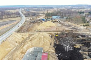 03.03.2025. Przełom. Trasa S74. Obwodnica Smykowa / Fot. Jarosław Kubalski - Radio Kielce