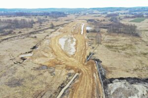 03.03.2025. Przełom. Trasa S74. Obwodnica Smykowa / Fot. Jarosław Kubalski - Radio Kielce