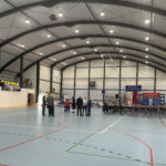 06.03.2025. Zrębin w gminie Połaniec. Otwarcie hali sportowej. / Fot. Grażyna Szlęzak - Radio Kielce