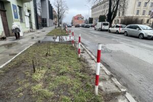 28.02.2025. Kielce. Ulica Żeromskiego / Fot. Jarosław Kubalski - Radio Kielce