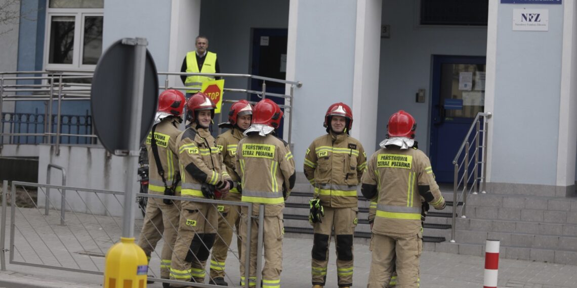 31.03.2025. Kielce. Ewakuacja szkoły / Fot. Jarosław Kubalski - Radio Kielce