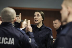 Kielce. Ślubowanie nowo przyjętych policjantów - Radio Kielce