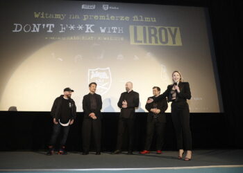 11.03.2025. Kielce. Kino Moskwa. Prapremiera filmu dokumentalnego „Don't f**k with Liroy”, opowiadającego m.in. o drodze Piotra Liroya-Marca do muzycznego sukcesu / Fot. Jarosław Kubalski – Radio Kielce